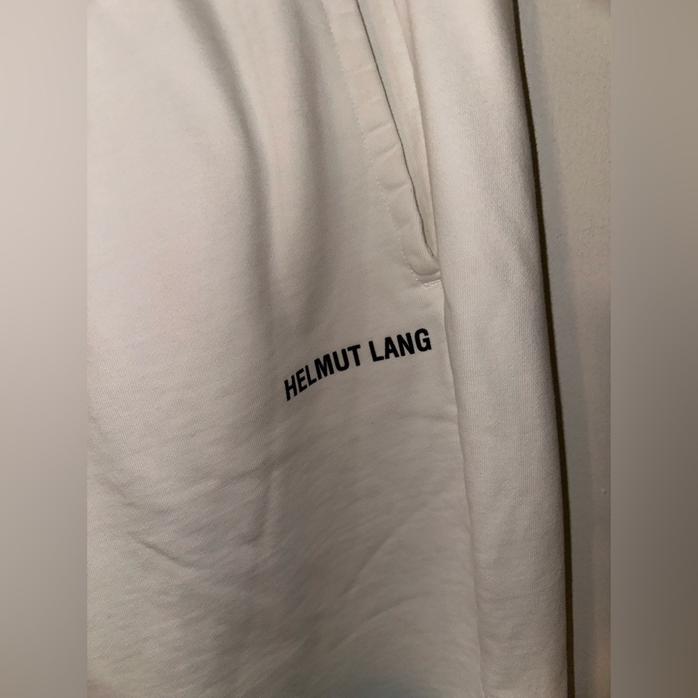 Helmut Lang White logo-print track pants for Men Size Medium - Picture 8 of 10